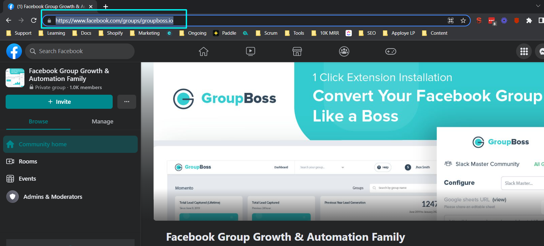 How to invite in Facebook group using group link