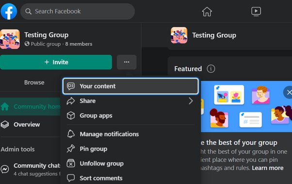 When someone posts anonymously on a private Facebook group, can he see his own post with his name and profile photo, or does it appear anonymous to him as well?
