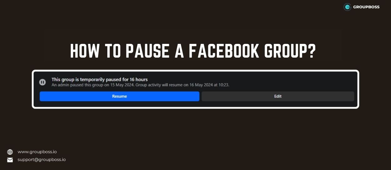 How to Pause a Facebook Group in 2025