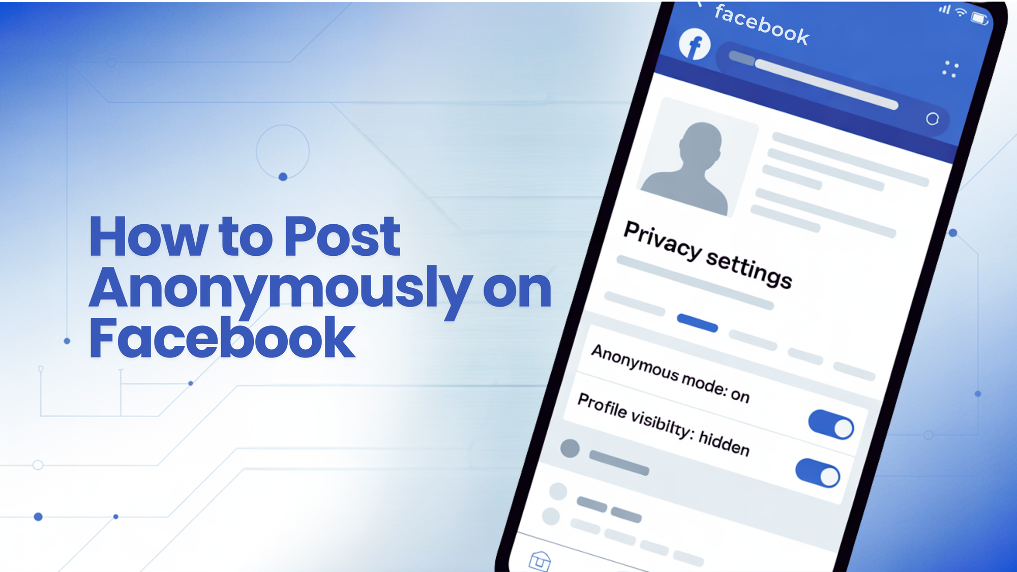 How to Post Anonymously on Facebook in 2026