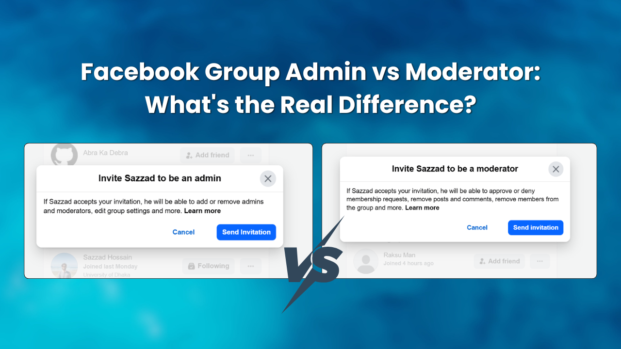 Facebook Group Admin vs. Moderator: All You Need to Know in 2026