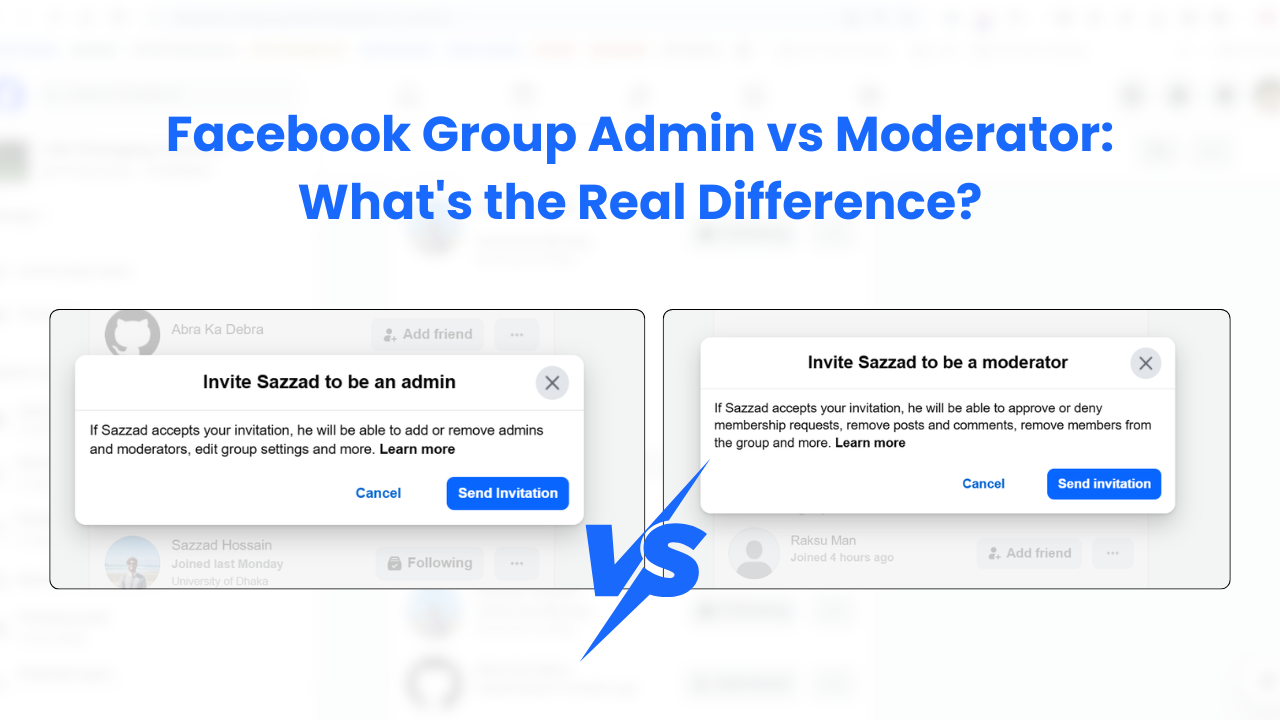 Facebook Group Admin vs. Moderator: All You Need to Know in 2026