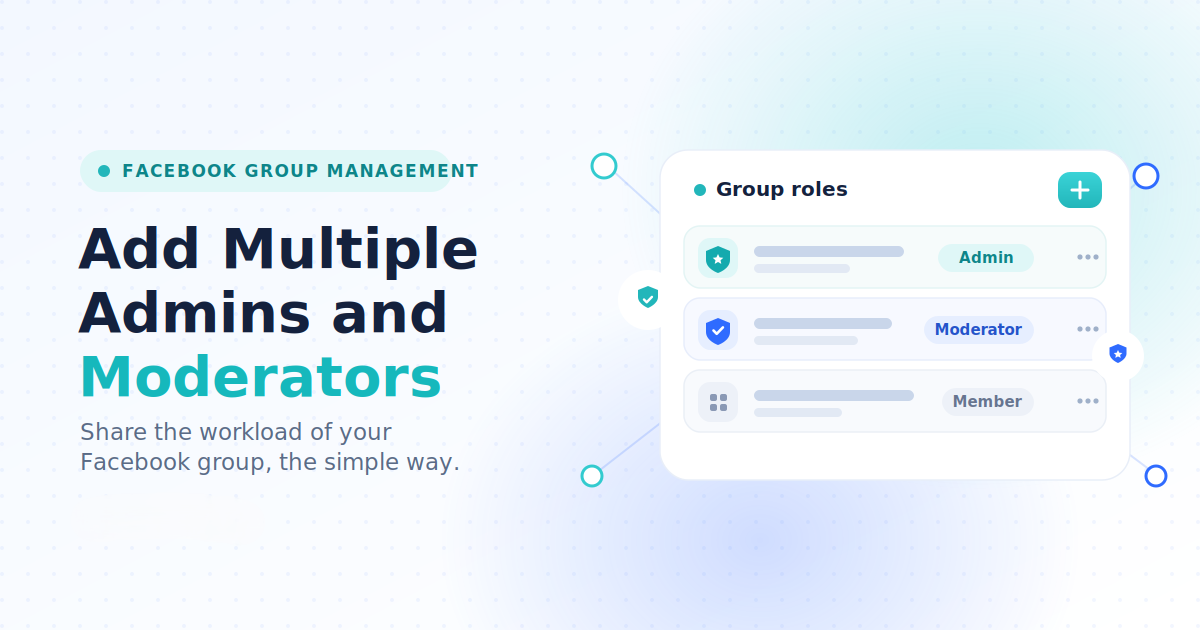 How To Add Multiple Admins and Moderators To A Facebook Group