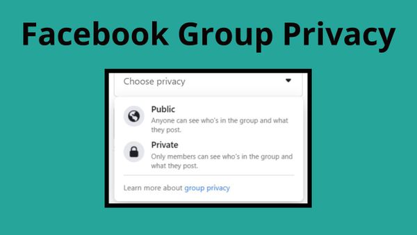 Public and Private Facebook group