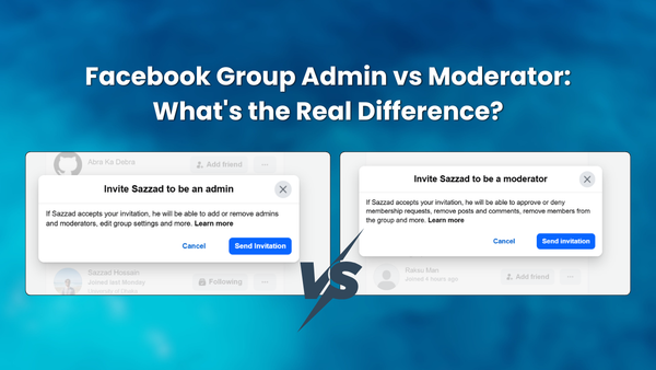 Facebook Group Admin vs. Moderator: All You Need to Know in 2026