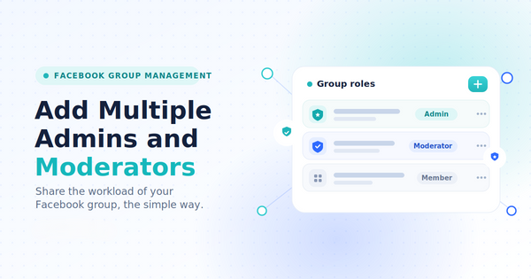 How To Add Multiple Admins and Moderators To A Facebook Group